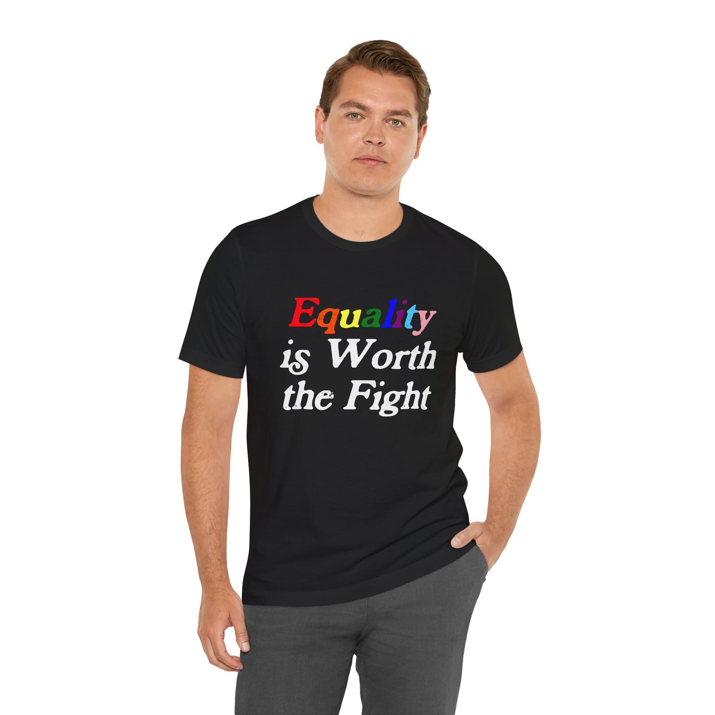 Equality is Worth The Fight OG - Pride Shirt (Black)